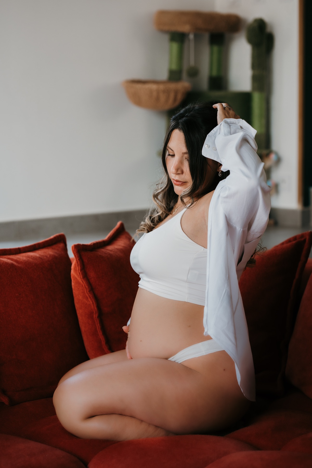 Portrait de grossesse et famille