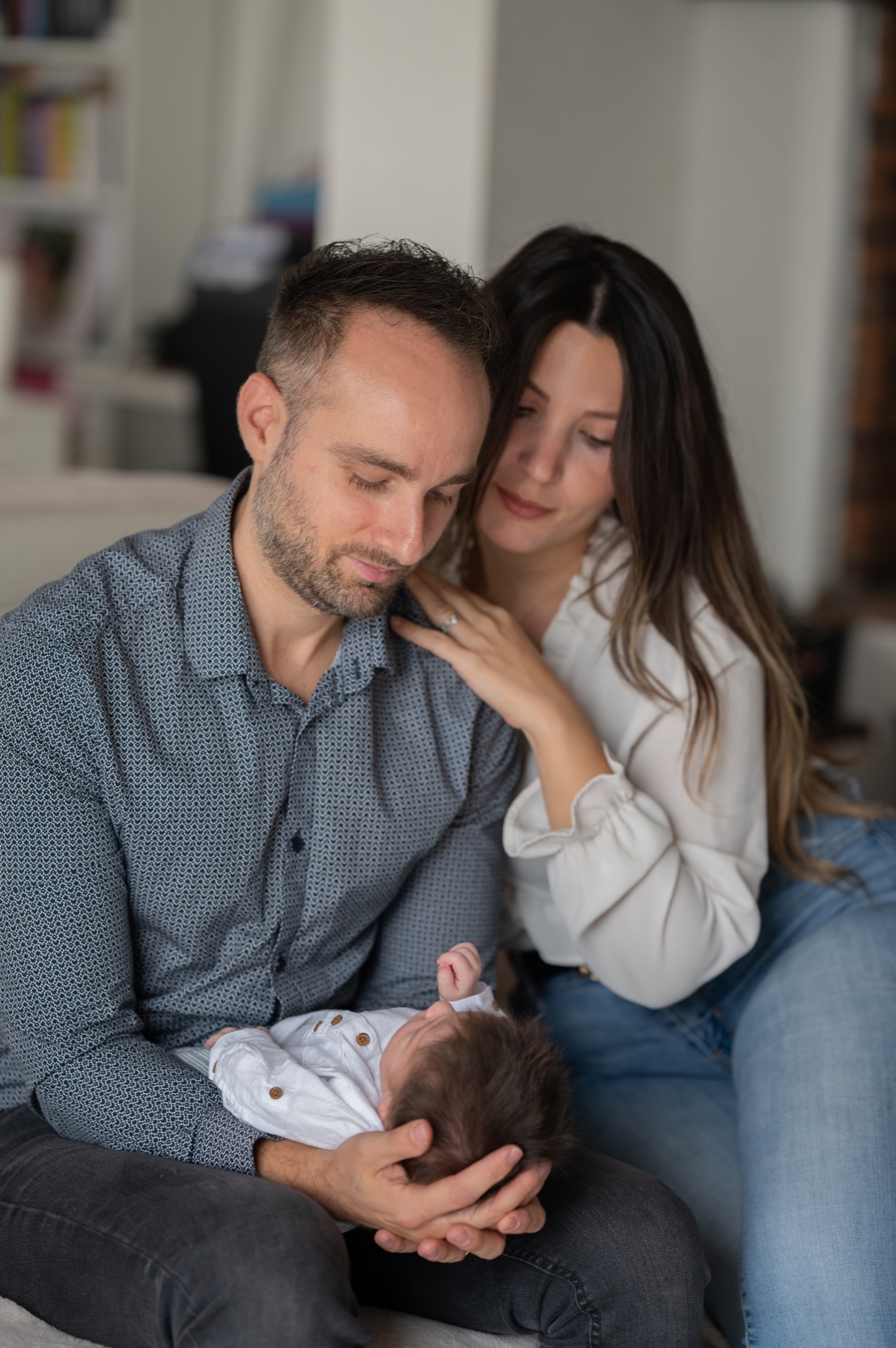 Portrait de grossesse et famille