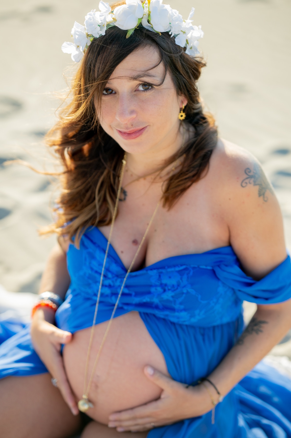 Portrait de grossesse et famille