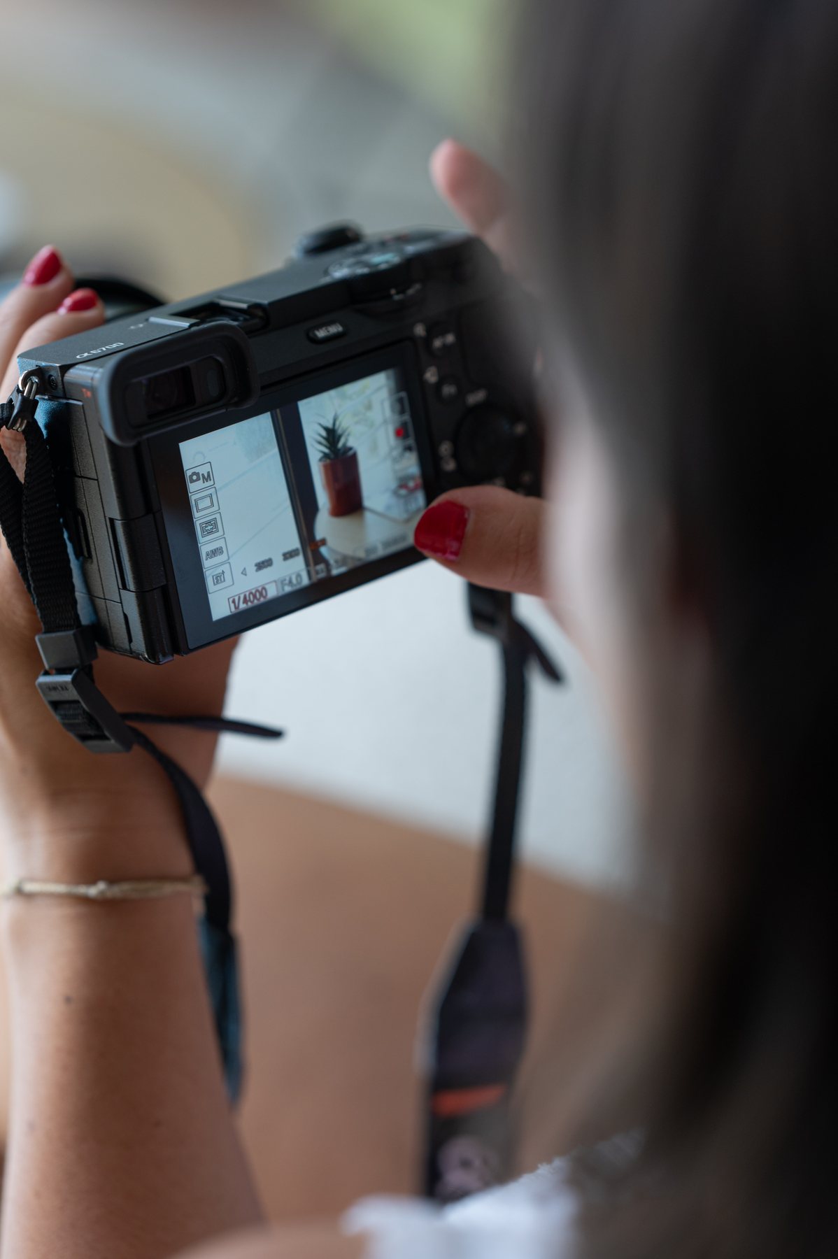 Réglage d’un appareil photo pendant une formation