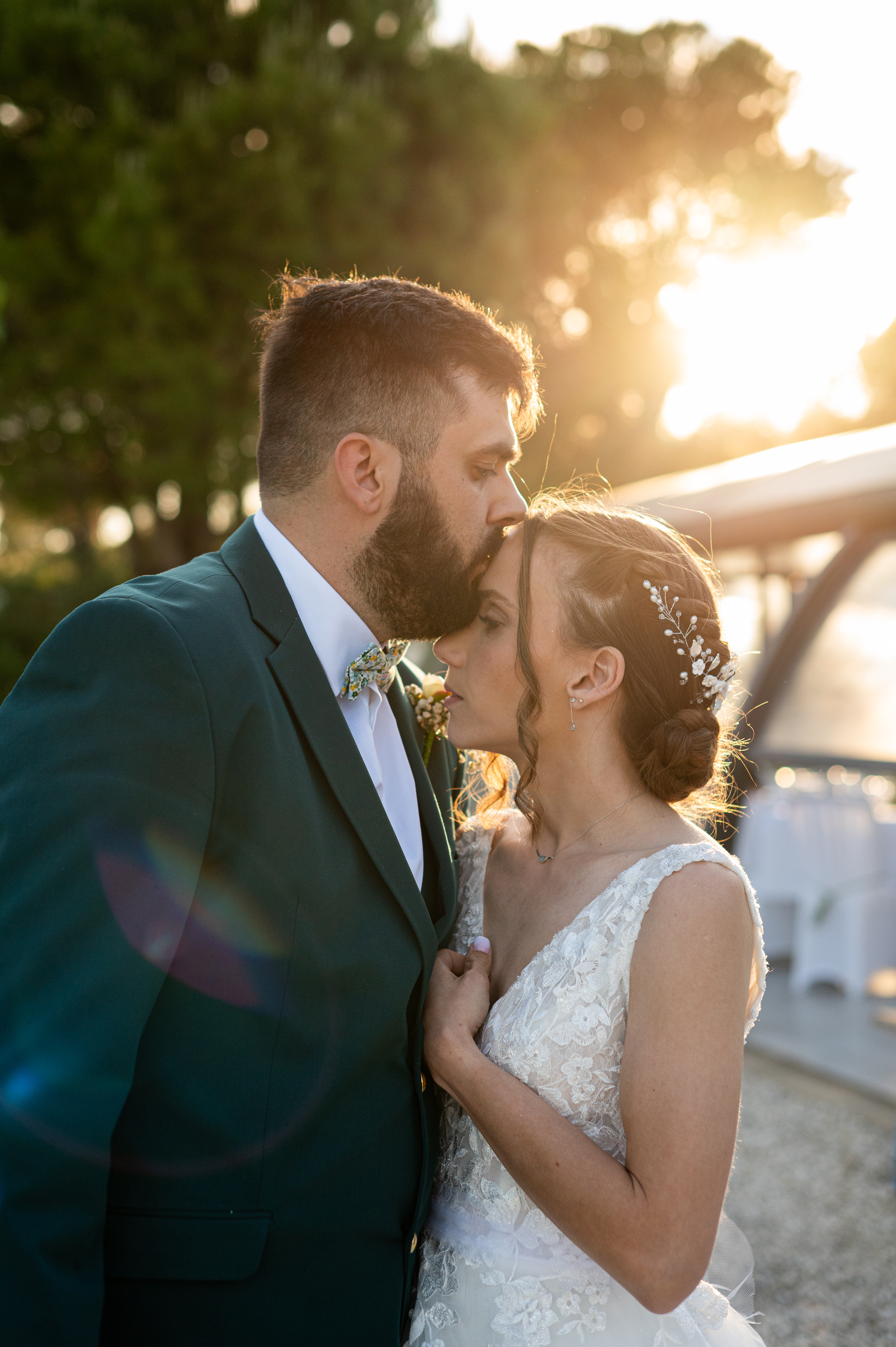 Couple dans la lumière naturelle