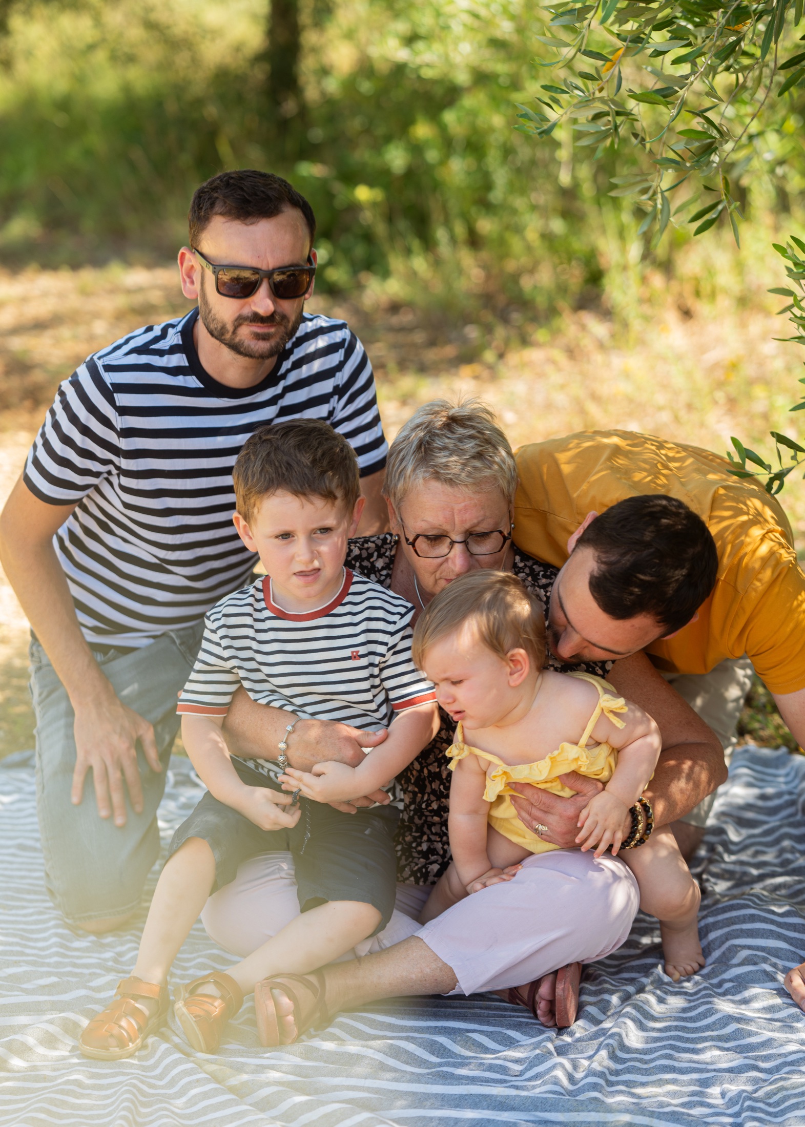 Une famille réunie et complice