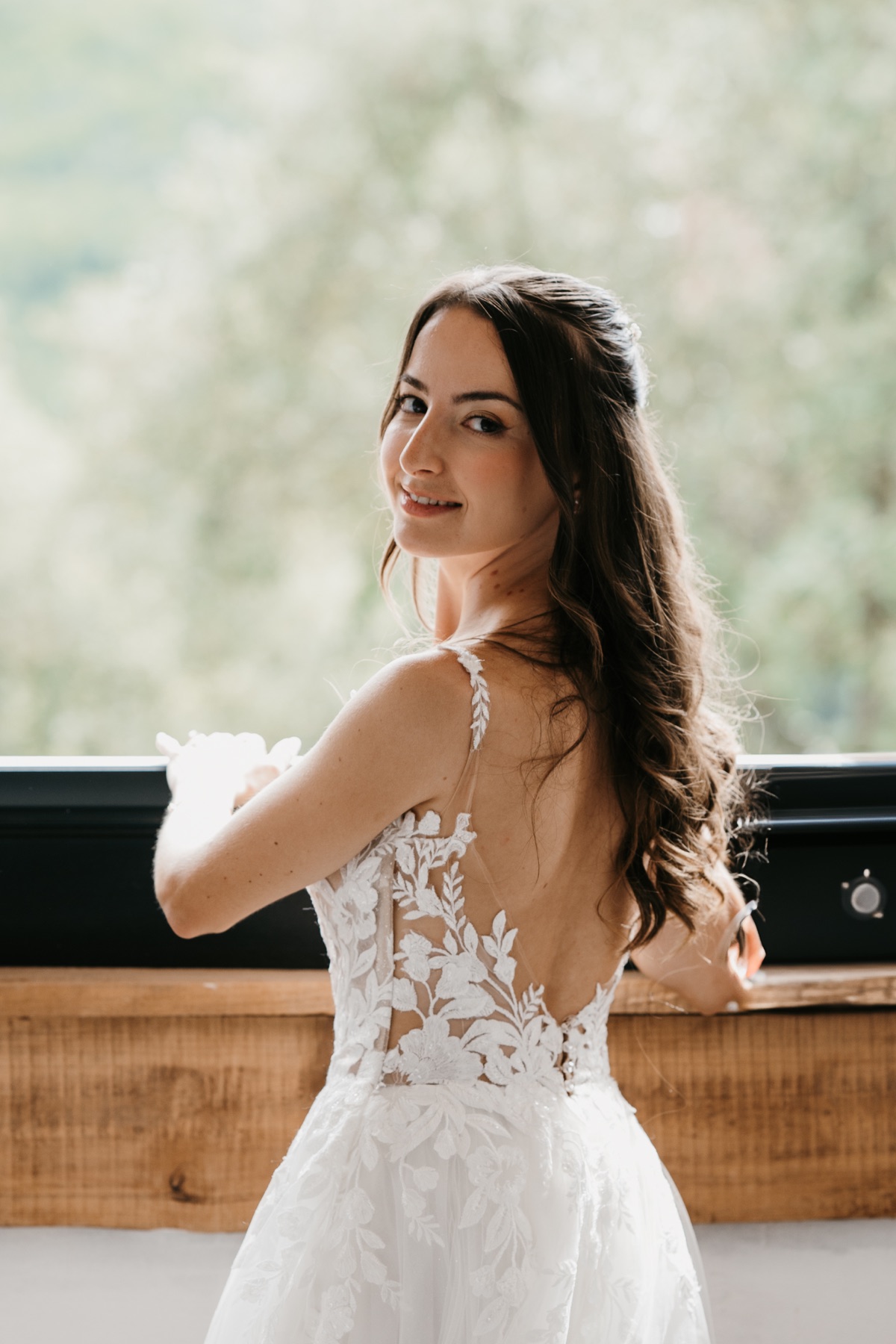 Portrait de Marion le jour de son mariage